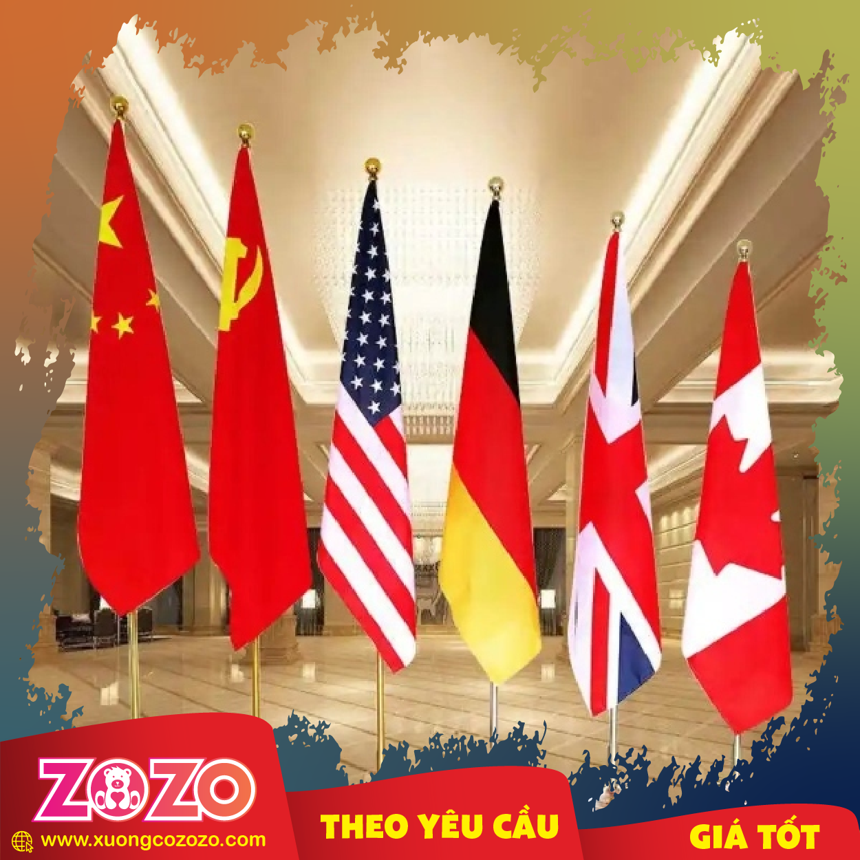 In cờ vải giá rẻ theo yêu cầu ở TpHCM