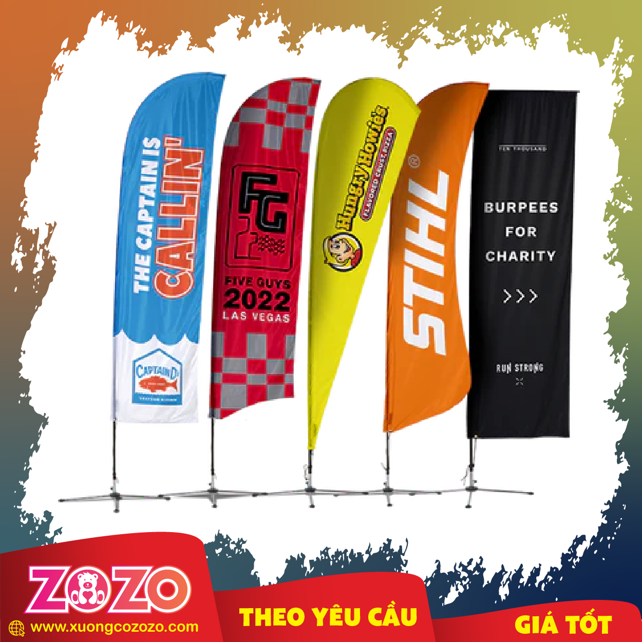 Xưởng may in cờ phướn đẹp giá rẻ tại hcm