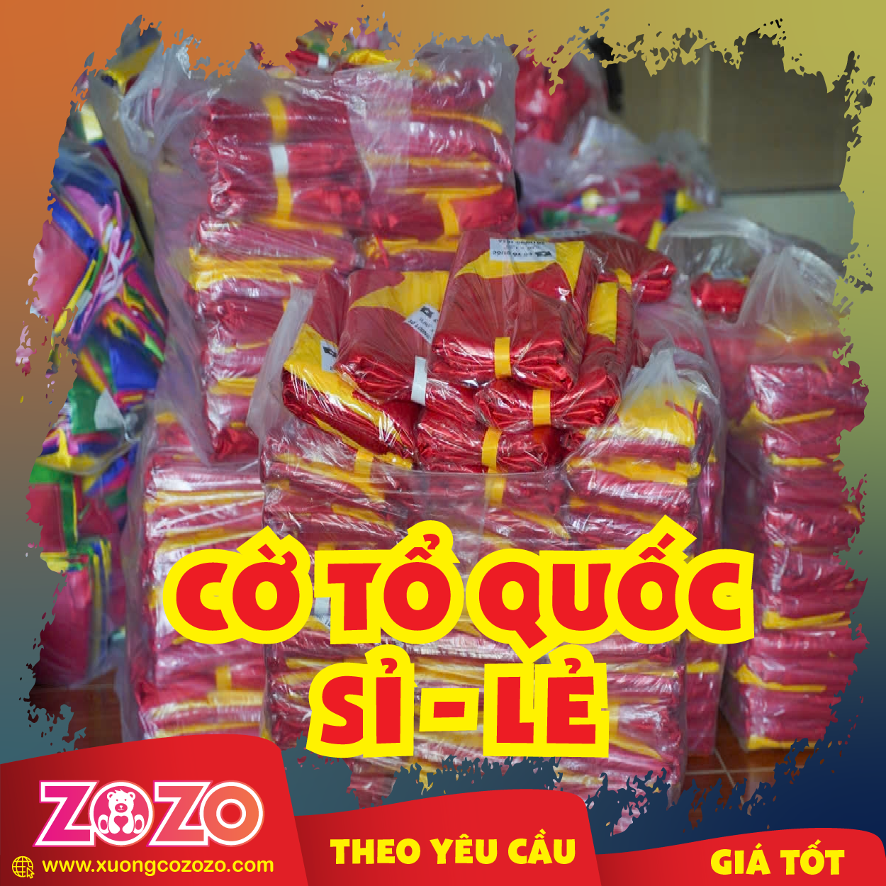 In cờ vải giá rẻ theo yêu cầu ở TpHCM