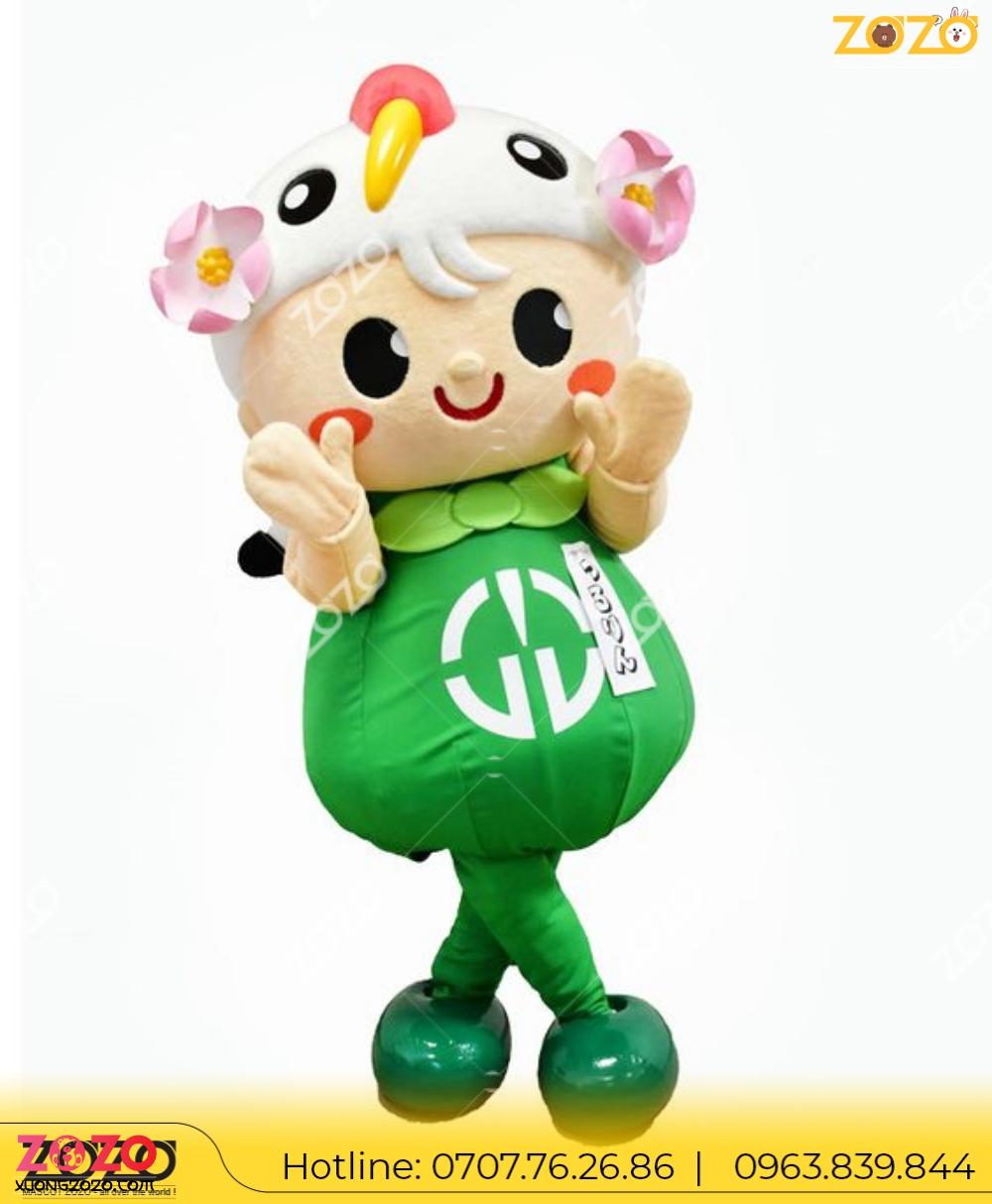 xuong may mascot bong zozo z0q2
