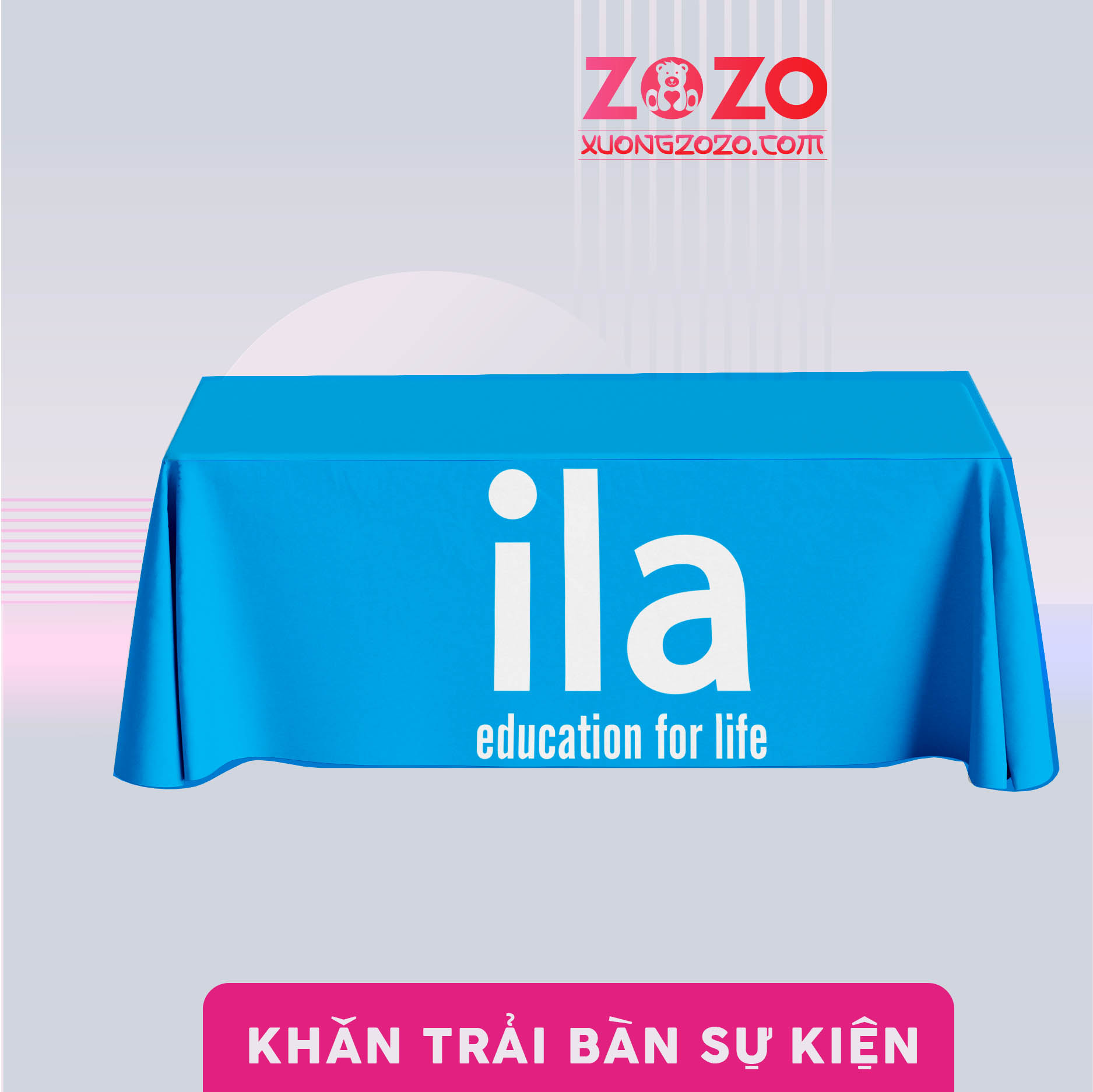 Khăn trải bàn in Logo giá rẻ HCM