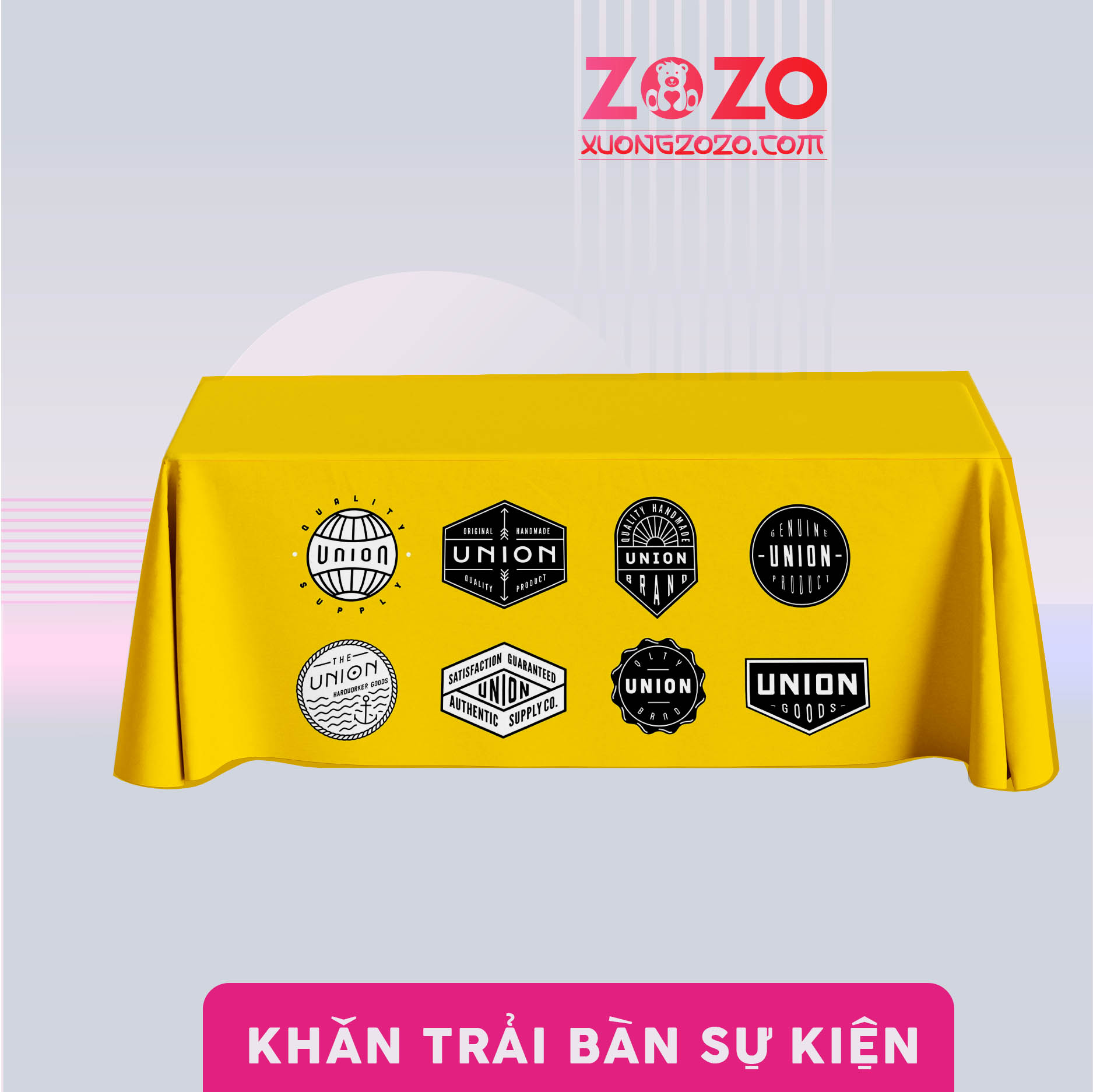 Khăn trải bàn in Logo giá rẻ HCM