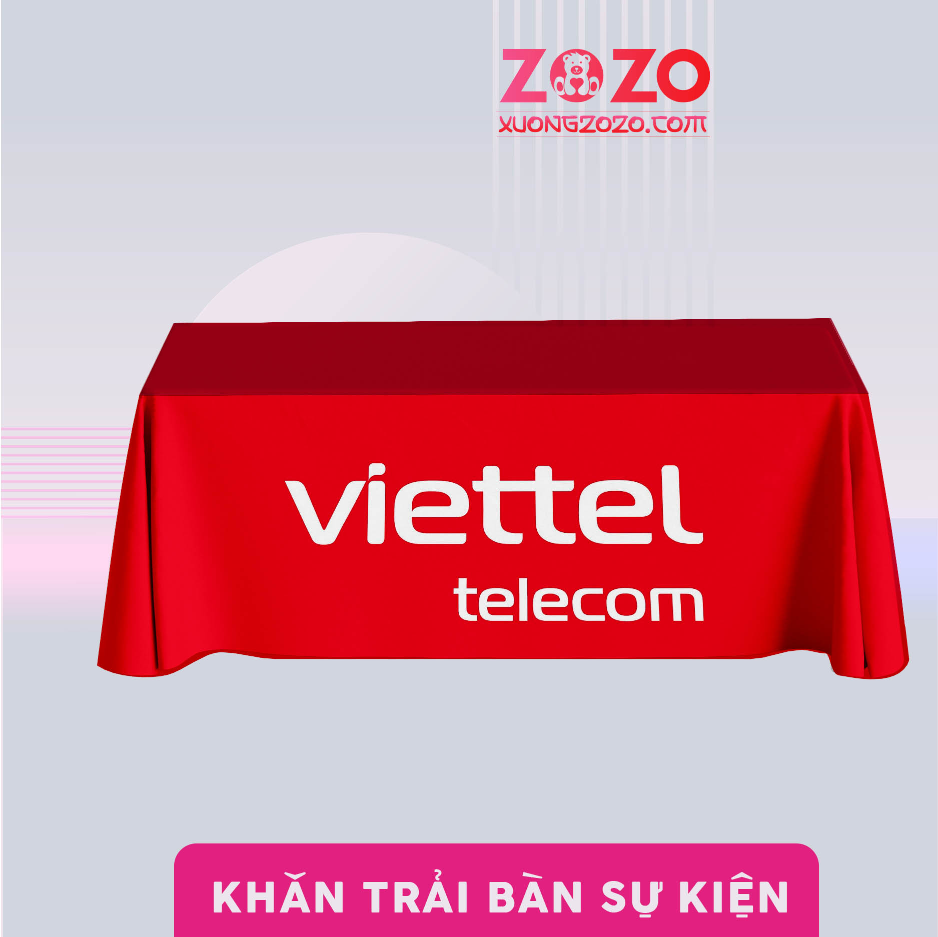 Khăn trải bàn in Logo giá rẻ HCM