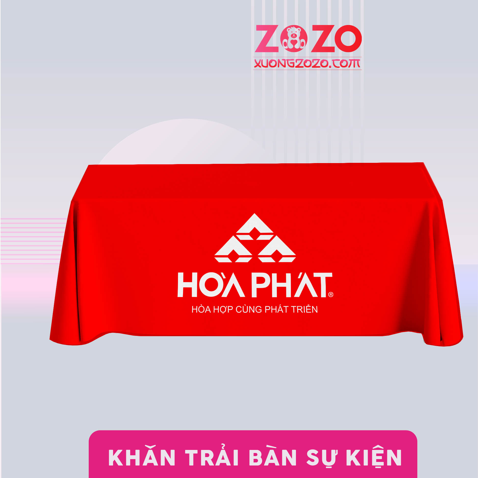 Khăn trải bàn in Logo giá rẻ HCM