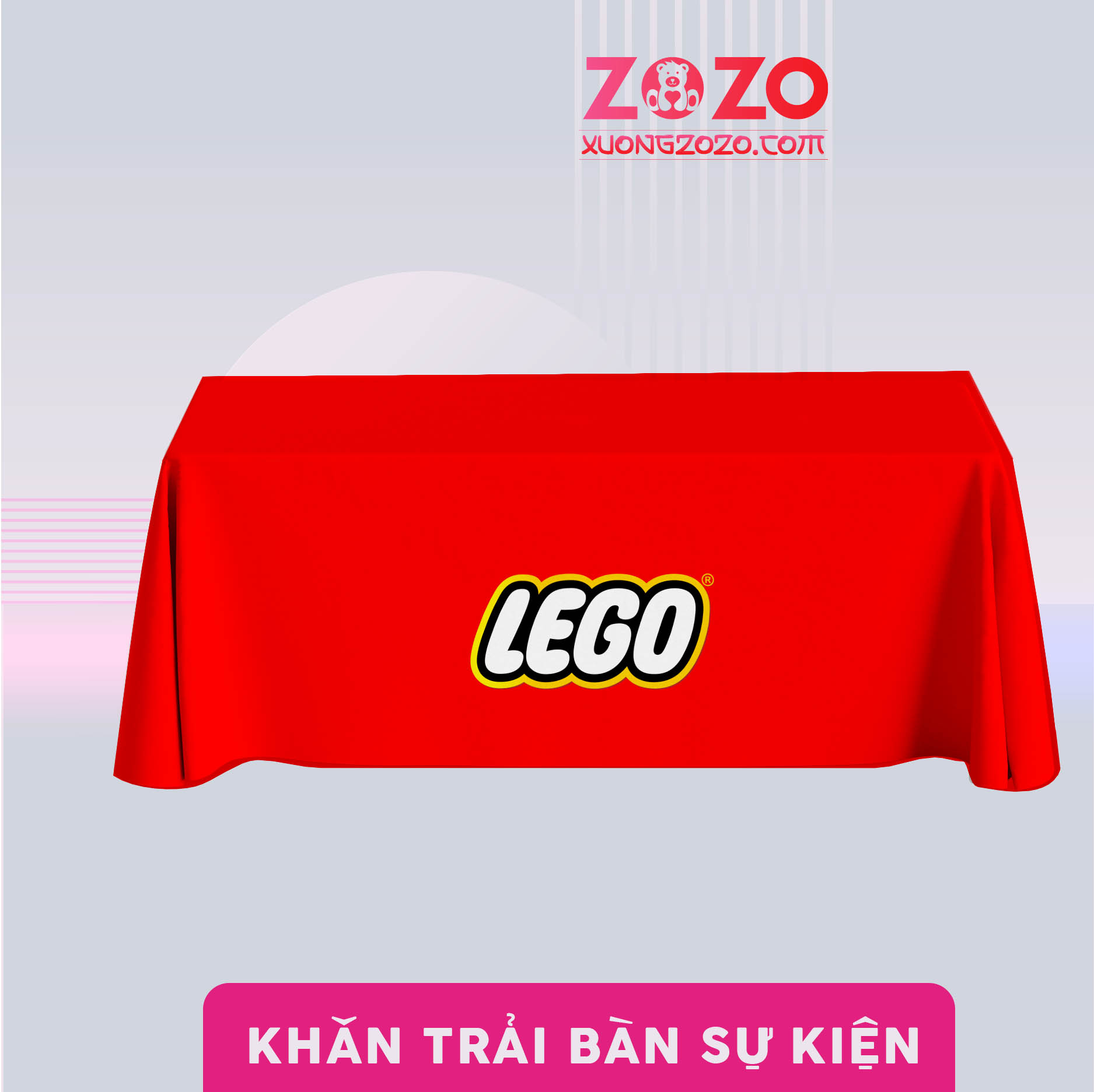 Khăn trải bàn in Logo giá rẻ HCM 14 Khăn trải bàn in Logo giá rẻ HCM