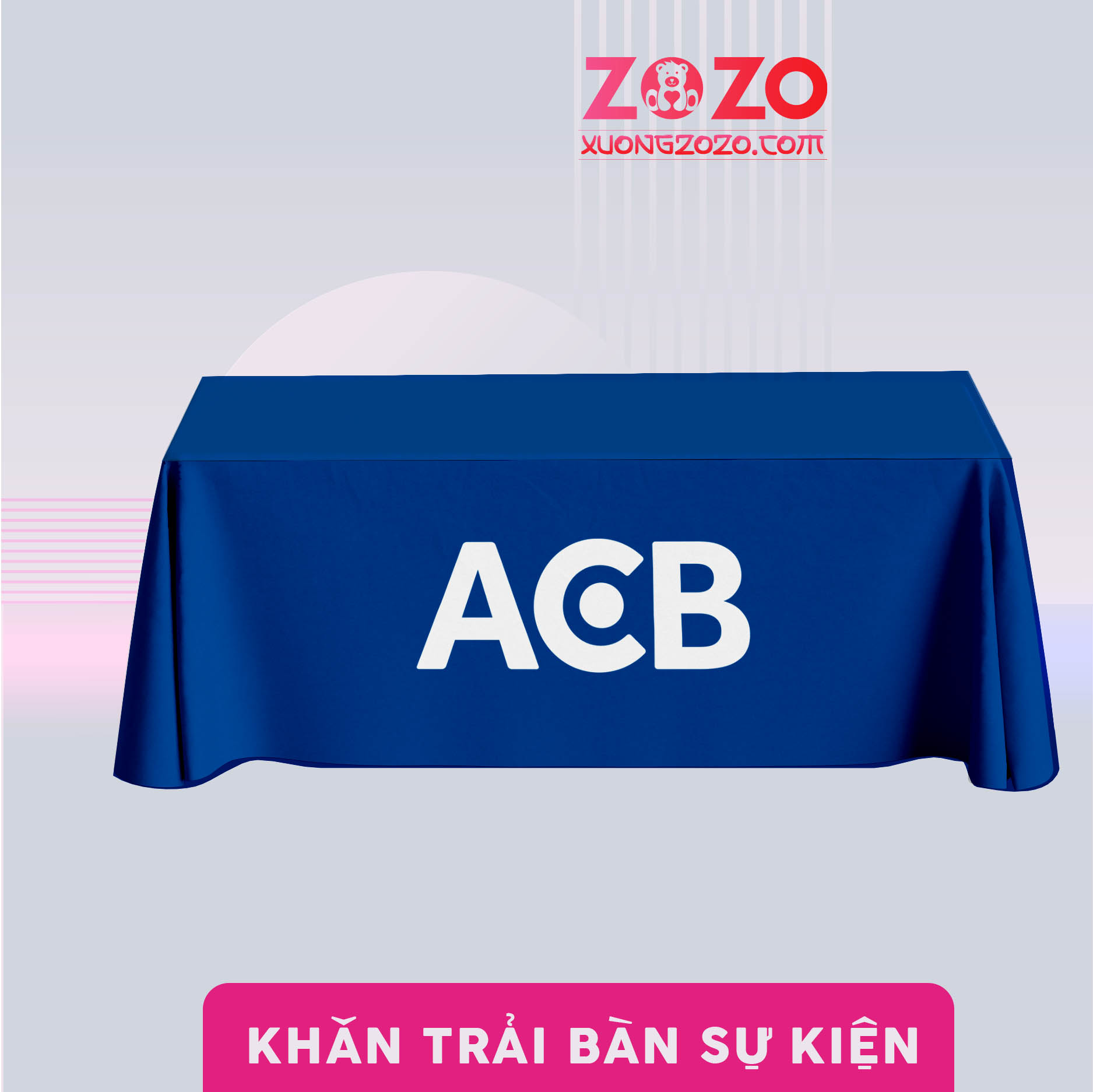 Khăn trải bàn in Logo giá rẻ HCM