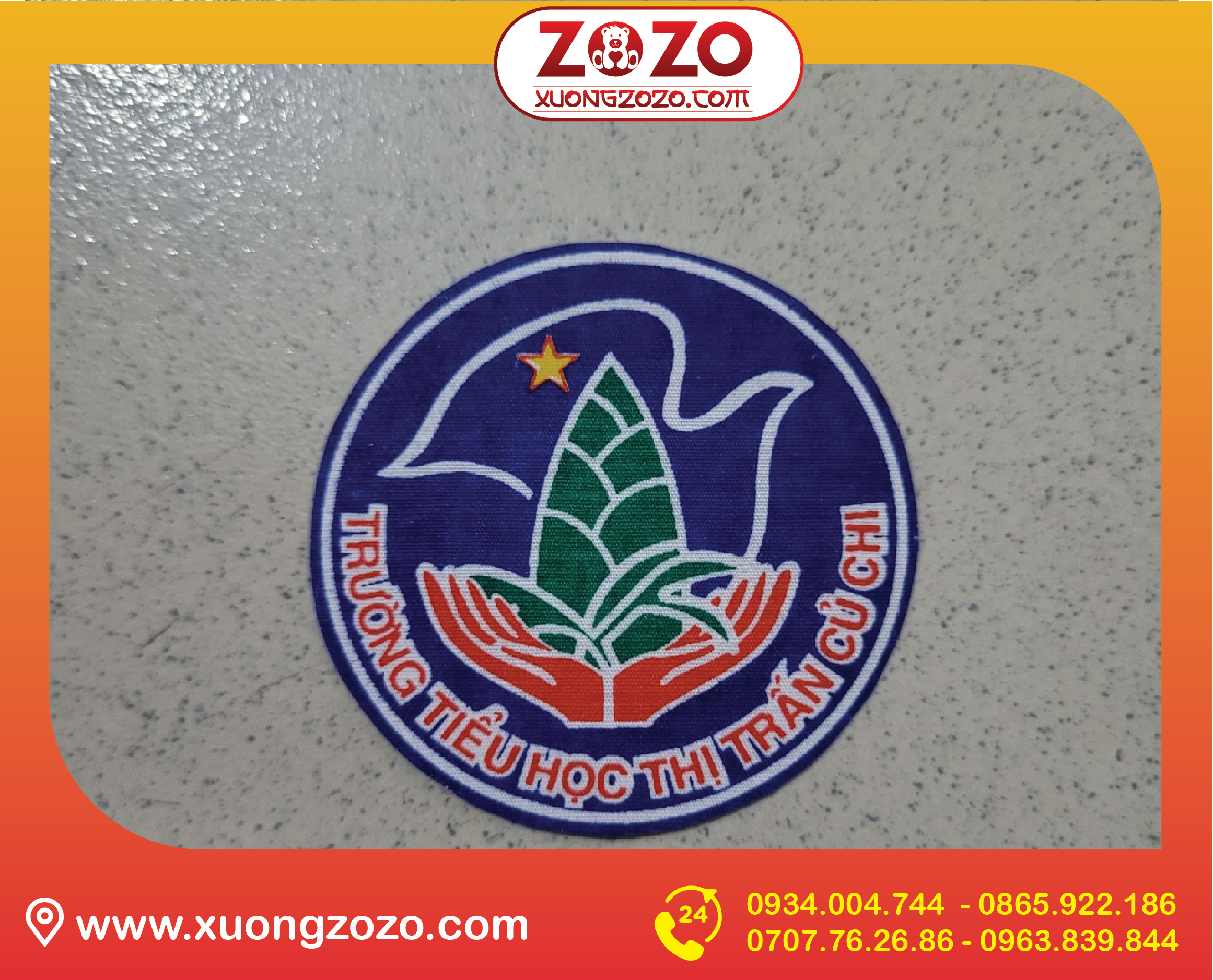 In bảng tên – phù hiệu học sinh theo yêu cầu