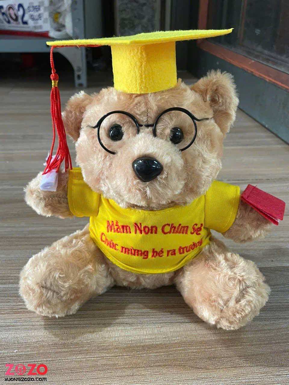 Đặt may Gấu bông tốt nghiệp số lượng ít giá rẻ theo yêu cầu