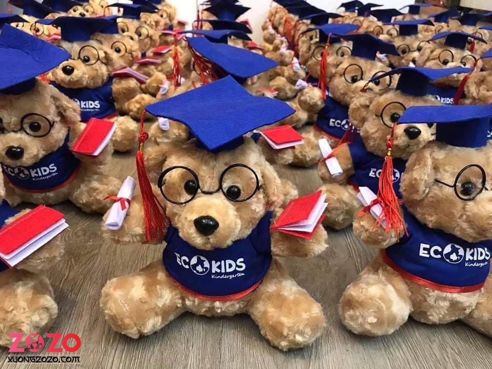 Đặt may Gấu bông tốt nghiệp số lượng ít giá rẻ theo yêu cầu