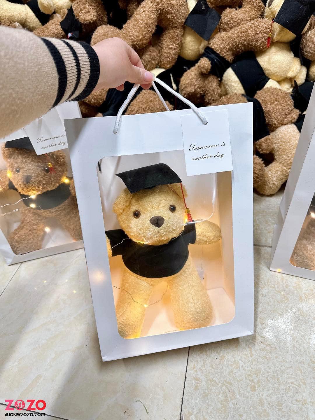 Đặt may Gấu bông tốt nghiệp số lượng ít giá rẻ theo yêu cầu