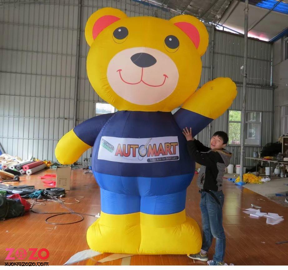 Sản xuất mô hình bơm hơi theo yêu cầu mọi kích thước